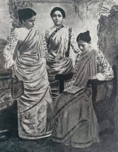 Sucharu Devi sitting with her sisters